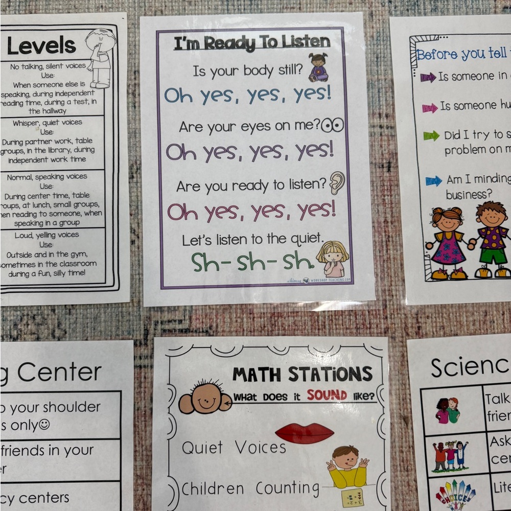 Educational Classroom Posters Set - Picture 3 of 5